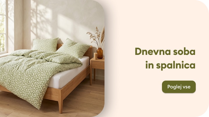 Navdih za opremo dnevne sobe in spalnice z udobno posteljnino ter pohištvom za prijeten dom
