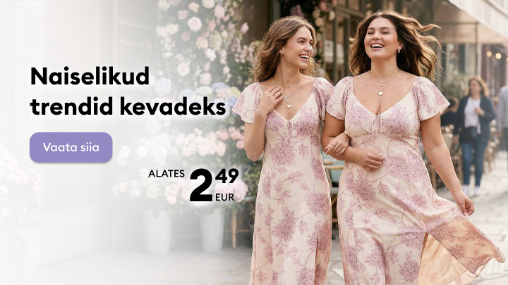 Reklaam, mis tutvustab naiste kevadist moekollektsiooni ning kutsub sirvima ja ostma hooajalisi rõivaid.