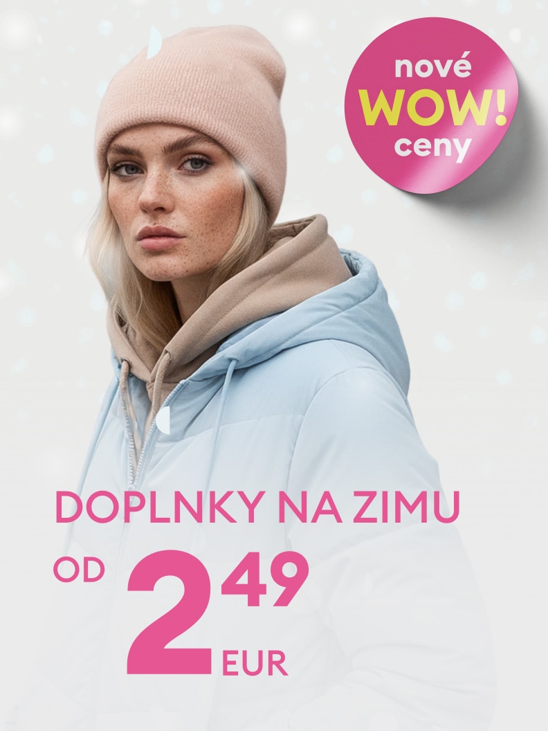 Promocja na zimowe akcesoria, dostępne od 9,99 PLN. Oferta wyróżniona hasłem 