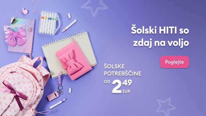 Otroci promovirajo šolske potrebščine in oblačila za začetek šolskega leta.