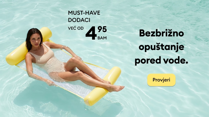 Ljetni dodaci za opuštanje pored vode po cijeni već od 4,95 BAM.