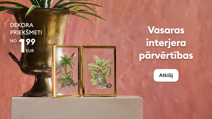 Reklāma bērnu vasaras kopta no galvas līdz kājām, aicinot iepazīt sezonas apģērbu, apavus un aksesuārus.