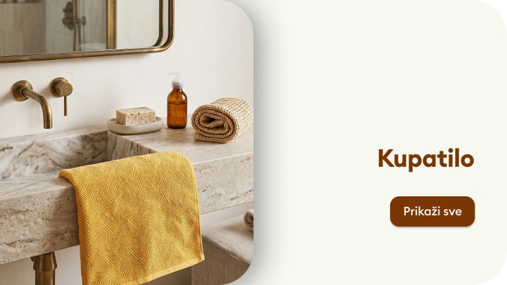 Inspiracija za uređenje kupatila sa peškirima i kupatilskim dodacima za opremanje prostora