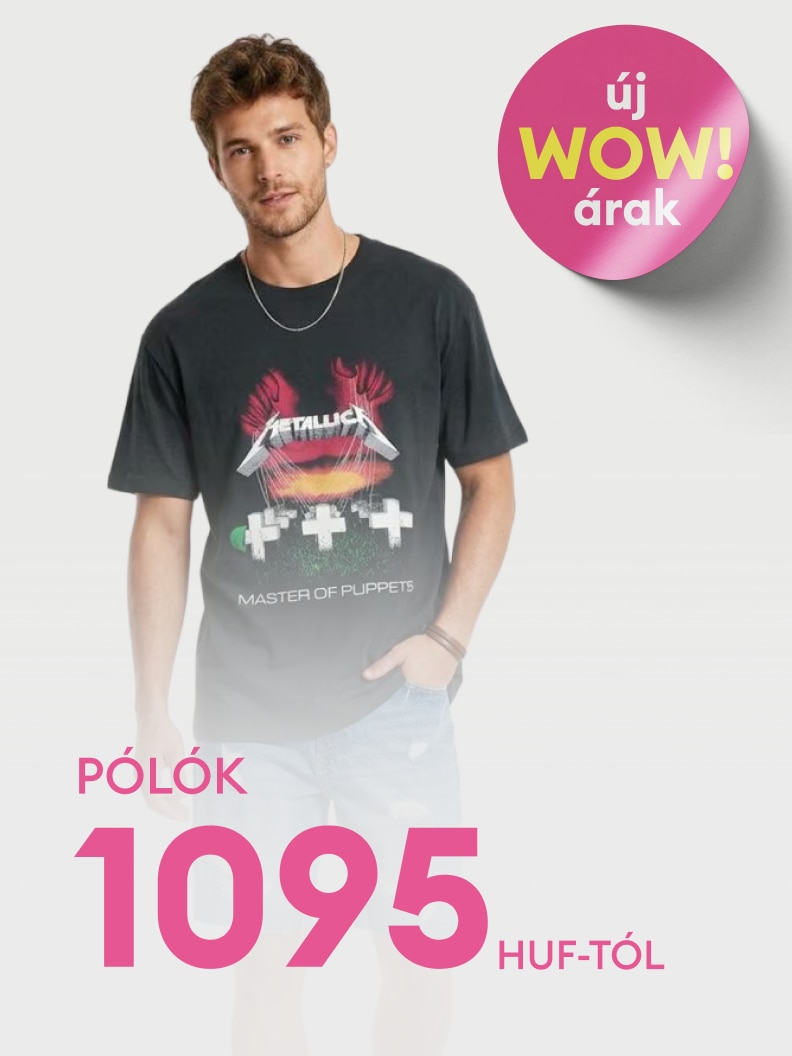 Férfi pólók akciója új, kedvező árakkal, már 1095 forinttól, a vásárlás ösztönzésére.
