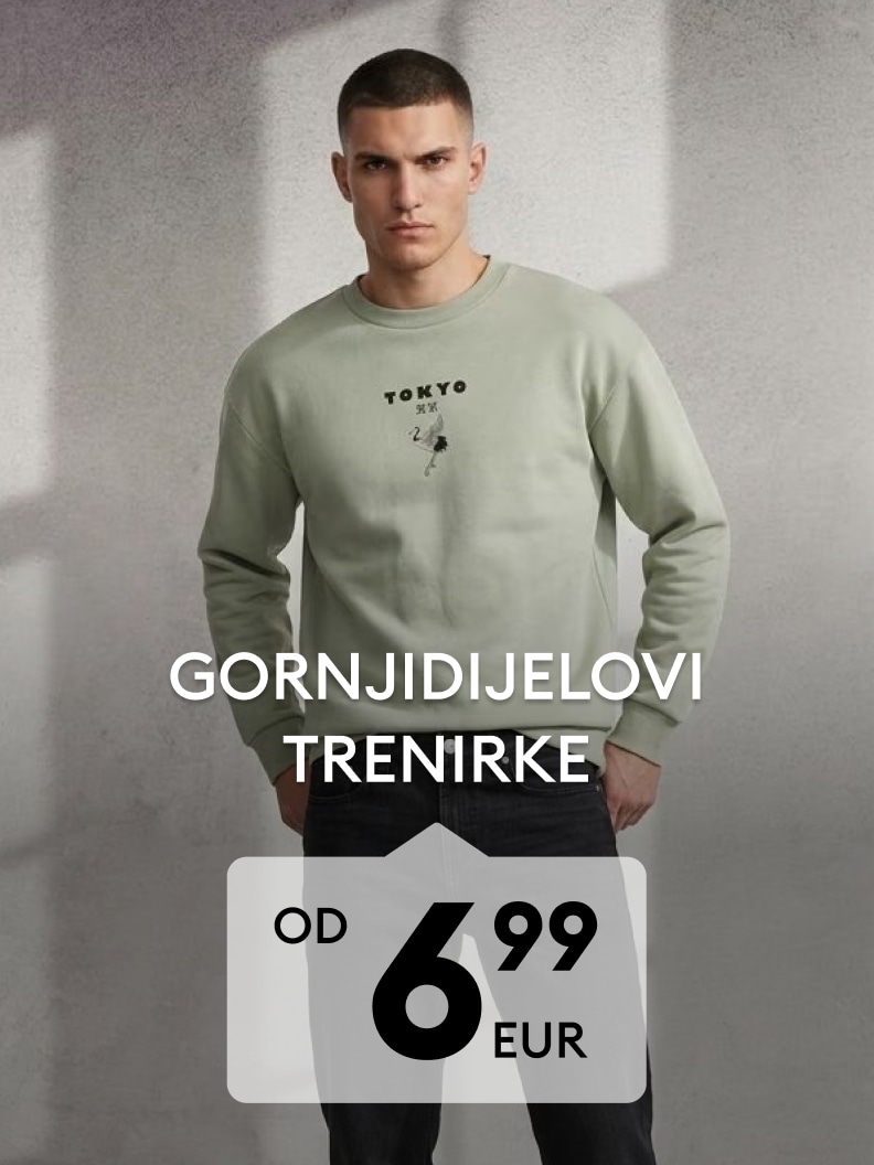 Muška dukserica za ležerne i sportske kombinacije po promotivnoj cijeni od 6,99 EUR.