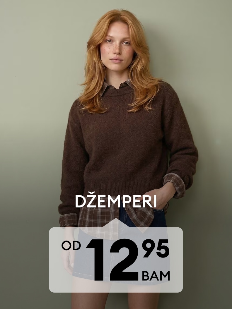 Promocija ženskih džempera po cijeni od 12,95 BAM