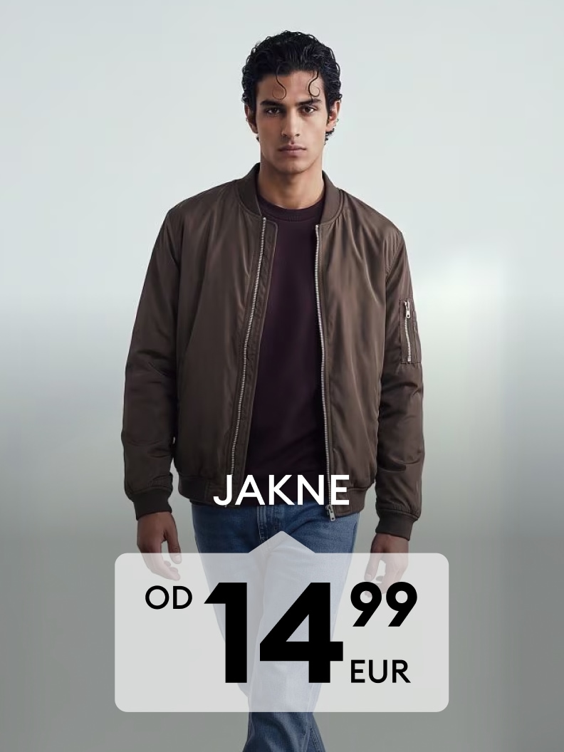 Moška bomber jakna za vsakodnevno nošenje po promocijski ceni od 14,99 EUR