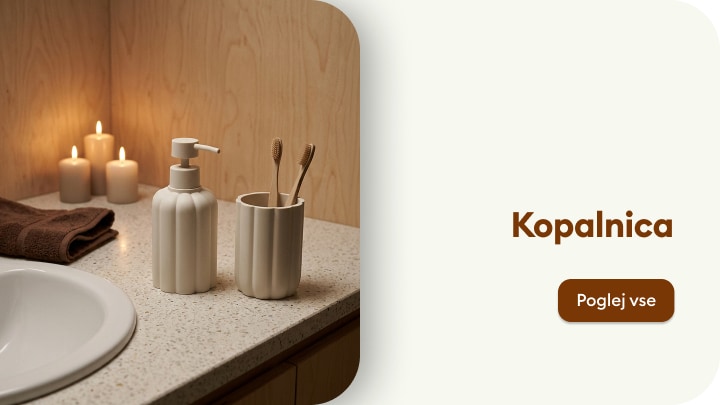 Kopalniški dodatki za urejeno in prijetno opremljeno kopalnico