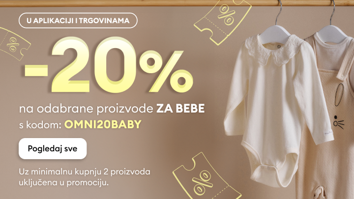 Promocija s popustom na odabrane uskrsne proizvode, dostupna isključivo u aplikaciji, uz minimalnu kupnju dva artikla i korištenje promotivnog koda.