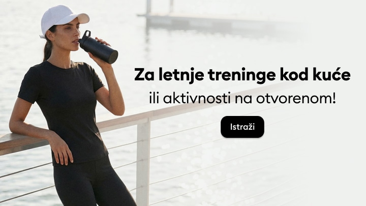 Ženska sportska odeća i oprema za letnje treninge kod kuće i aktivnosti na otvorenom