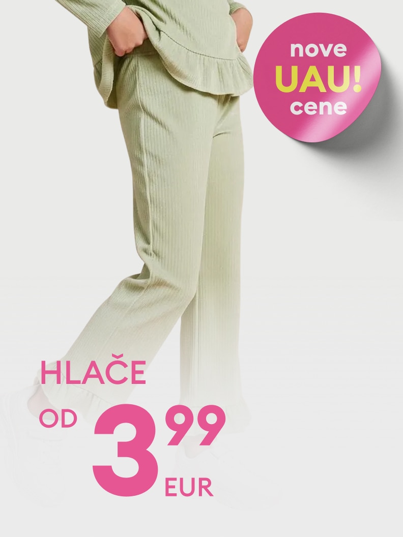 Promocja na spodnie dostępne od 15,99 zł. Oferta w ramach nowych, atrakcyjnych cen WOW.