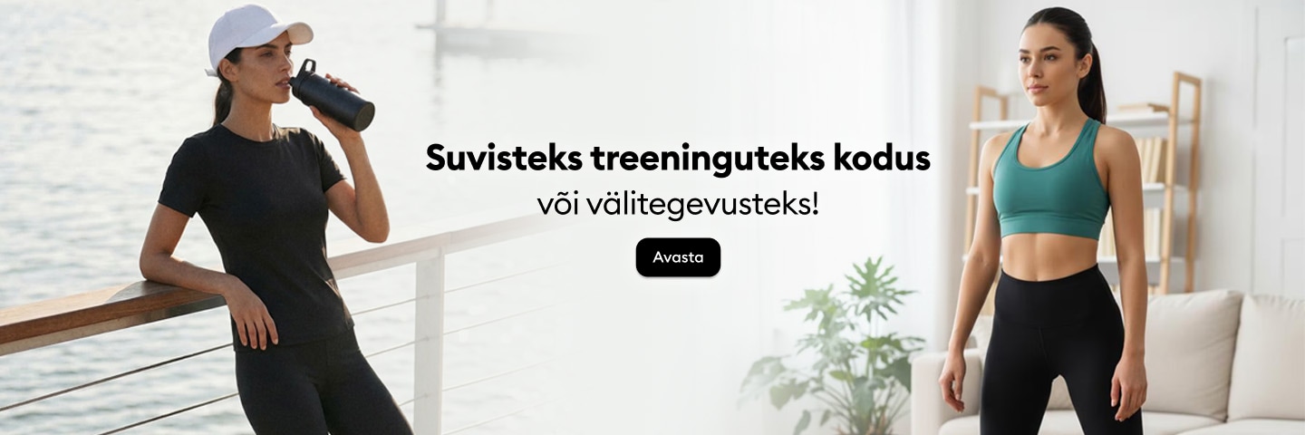 Naiste spordirõivad ja treeningukomplektid suvisteks kodu- ja välitreeninguteks aktiivseks liikumiseks