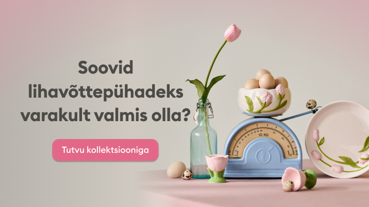 Kas soovid lihavõttepühadeks varakult valmis olla? Pildil on kujutatud kevadist ja lihavõttehõngulist dekoratsiooni koos munade ja lilledega. Tutvu kollektsiooniga, et leida inspiratsiooni ja kaunistada oma kodu pühade meeleolus.