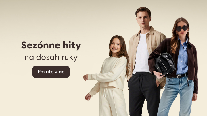 Sezónne hity na dosah ruky. Objavte najnovšie módne trendy a štýlové oblečenie na každý deň. Pohodlné outfity vhodné na rôzne príležitosti. Kliknite na „Pozrite viac“ a zistite podrobnosti o aktuálnych kolekciách.