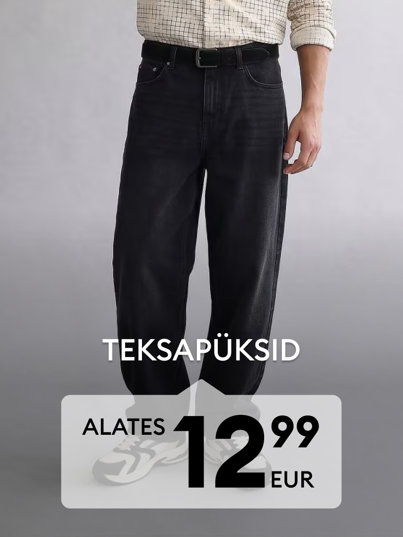 Meeste teksapükste sooduspakkumine alates 12,99 eurost