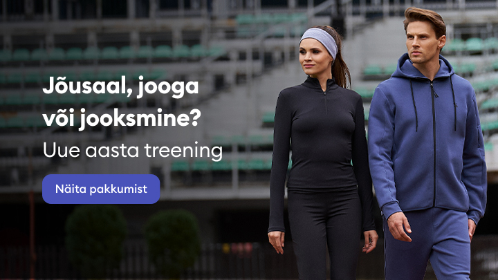 Jõusaal, jooga või jooksmine? Uue aasta treeninguteks saad valida sobiva pakkumise. Vaata kõiki võimalusi ja leia endale uus spordiala või jätka oma lemmikuga! Treeni tervislikult ja naudi liikumist. Kas oled valmis alustama? Vajuta "Näita pakkumist" nupule ja avasta!