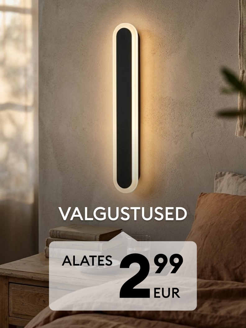 Seinavalgustite kampaania magamistoa sisustamiseks alates 2,99 eurost