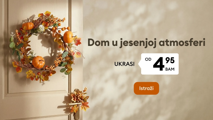 Jesenski ukrasi za dom koji stvaraju toplu i sezonsku atmosferu po pristupačnoj cijeni.