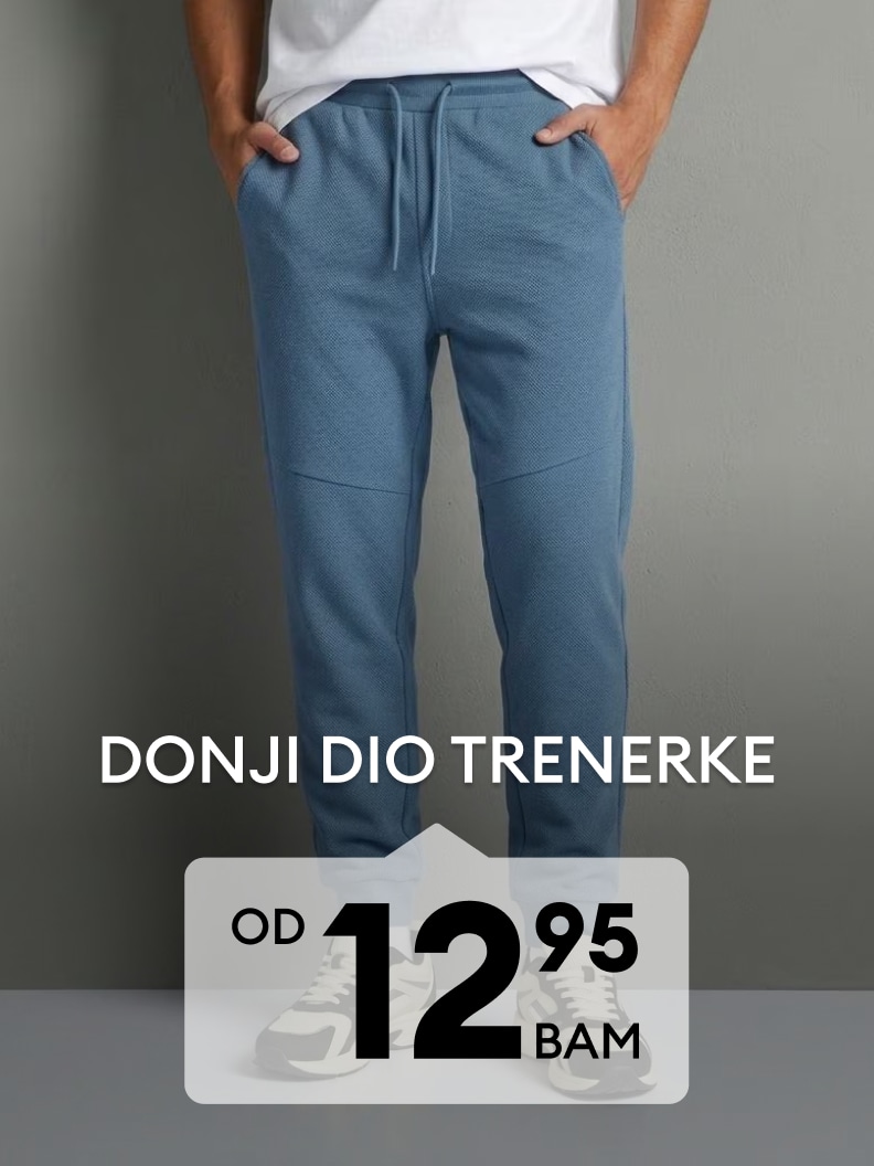 Muški donji dio trenerke za svakodnevnu udobnost i opuštene aktivnosti.