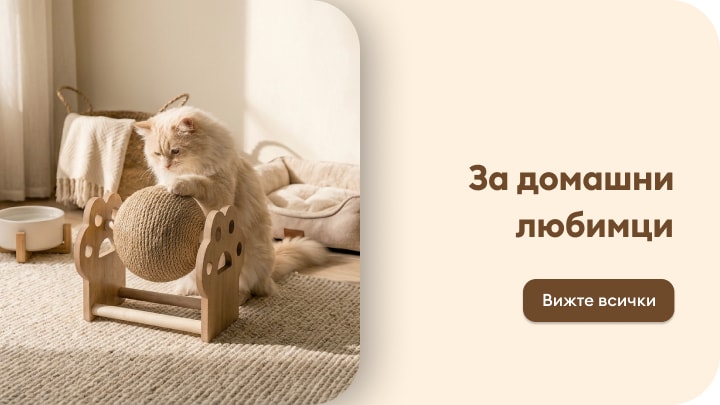 Продукти и аксесоари за домашни любимци и грижа за котки у дома