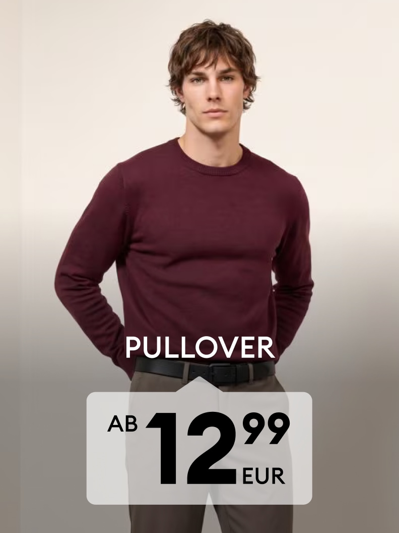 Herrenpullover für den Alltag und elegante Freizeitlooks ab 12,99 EUR