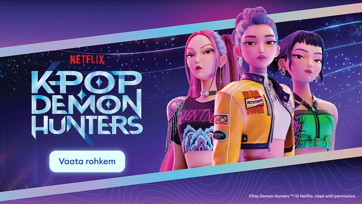 Netflixi animasarja KPop Demon Hunters tutvustus kolme peategelasega ja võimalusega sisu kohta rohkem teada saada
