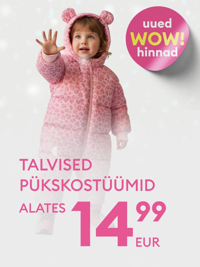 Talvised pükstükid alates 14,99 eurot. Kampaania märksõnadega 