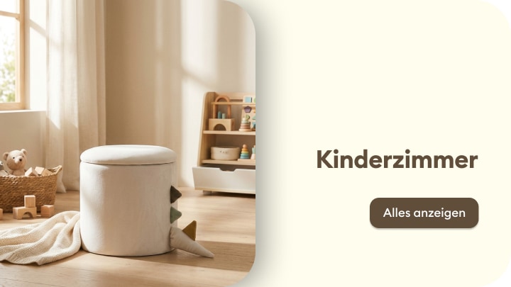 Kategorie für Kinderzimmermöbel und Accessoires zur Einrichtung eines kinderfreundlichen Raums anzeigen