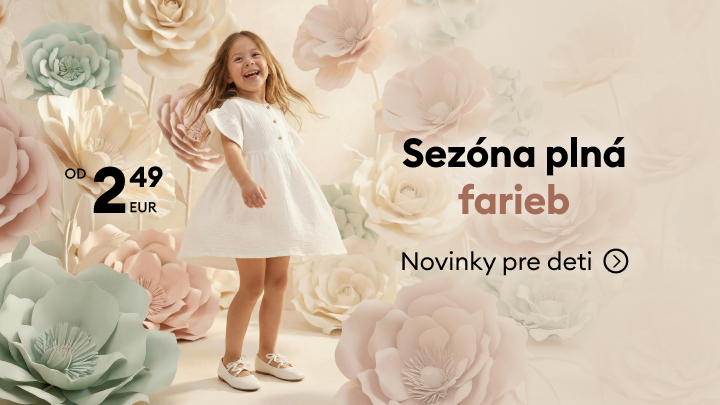 Propagácia sezónnej kolekcie detského oblečenia s dôrazom na nové produkty a podnietenie nákupu pre deti v e-shope.