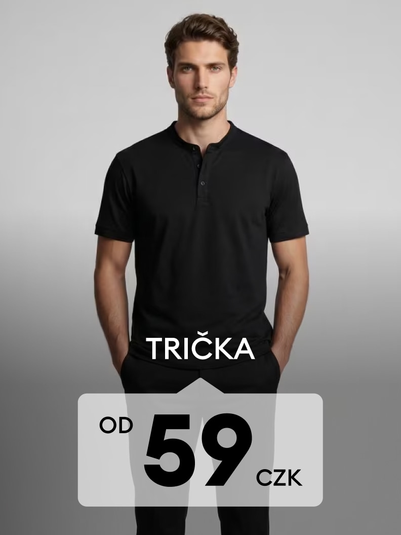 Pánská trička za zvýhodněnou cenu od 59 Kč