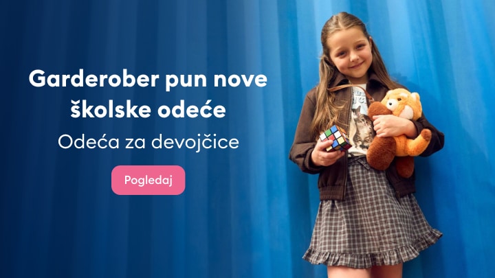 Ponuda nove školske odeće za devojčice sa modernim kombinacijama za povratak u školu