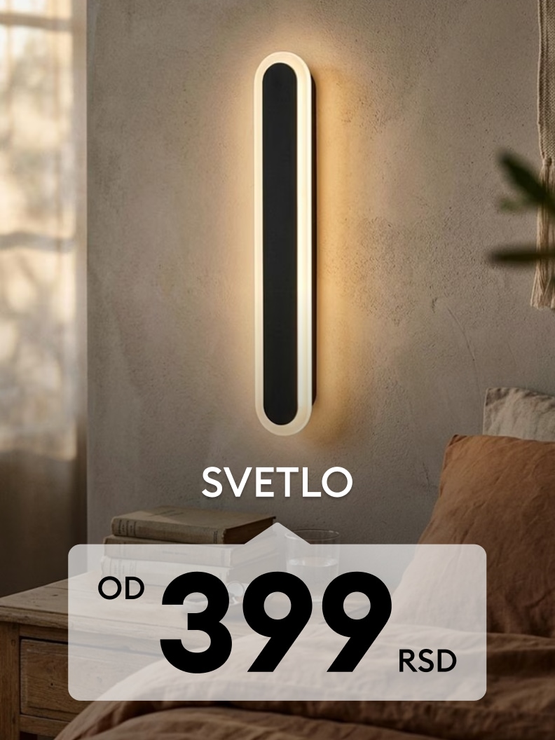 Zidna LED lampa za spavaću sobu ili dnevni boravak po ceni od 399 RSD