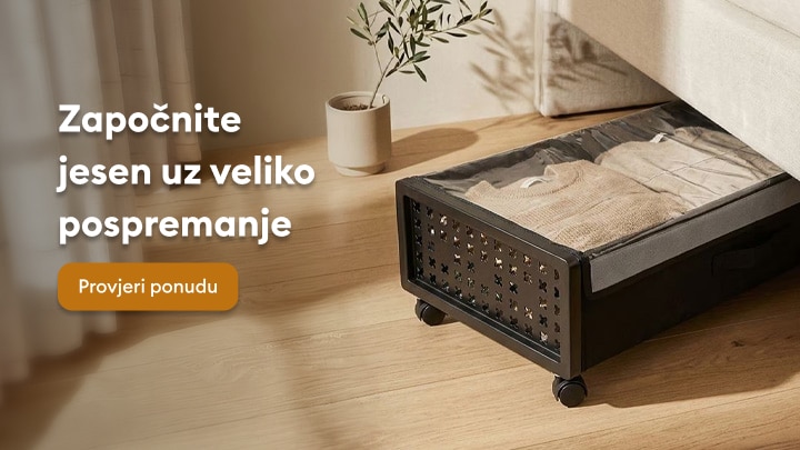 Kutija za odlaganje odjeće ispod kreveta za organizaciju doma i sezonsko pospremanje garderobe