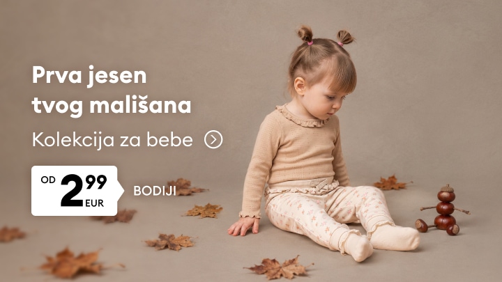 Jesenska kolekcija odjeće za bebe s djevojčicom u udobnom kompletu za malu djecu