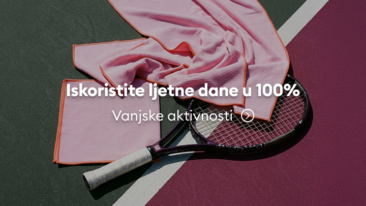 Promocija ljetnih aktivnosti i sportske opreme za boravak na otvorenom tokom toplih dana