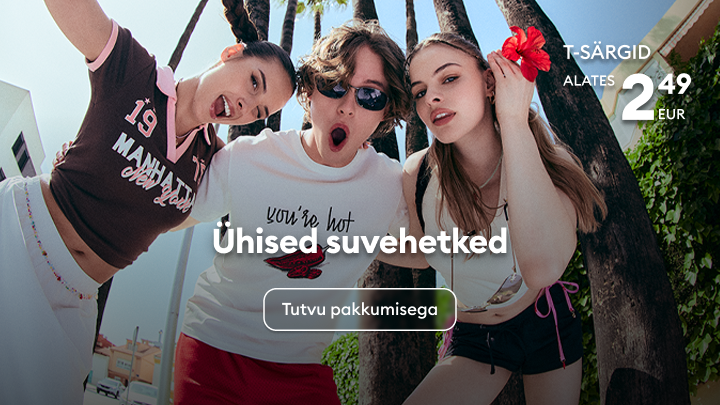 Suvekampaania, mis kutsub avastama T-särke ja jagatud suvehetki ning rõhutab eriti taskukohast hinda 2,49 € ja võimalust tutvuda pakkumisega
