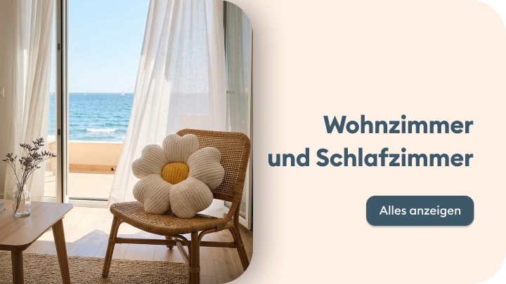 Inspiration für die Einrichtung von Wohn- und Schlafzimmer mit gemütlichen Möbeln und Wohnaccessoires in entspannter Atmosphäre am Meer