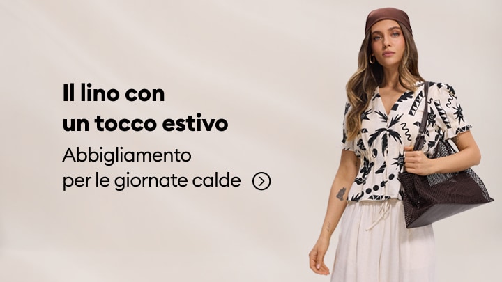 Collezione estiva in lino da donna con abbigliamento leggero e versatile per le giornate calde