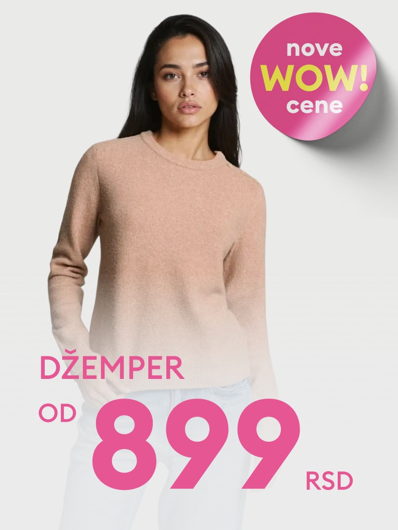 Swetry w atrakcyjnej cenie od 29,99 zł. Promocja z nowymi, wyjątkowymi cenami.