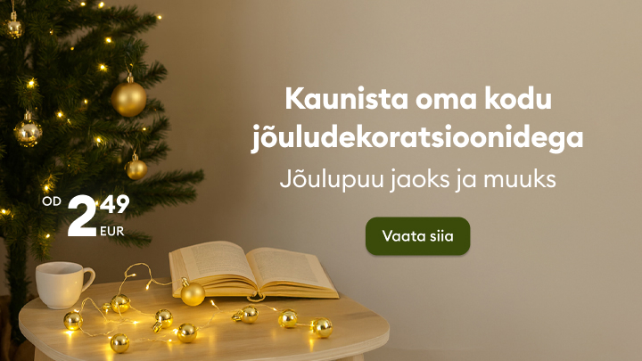 Rozjasněte svůj domov vánočními dekoracemi. Nabízíme ozdoby na vánoční stromeček a další doplňky již od 59 Kč. Na obrázku vidíte příklady vánoční výzdoby, včetně světel, kouliček a dekorativních doplňků. Klikněte na tlačítko „Podívejte se“ pro více informací. banner