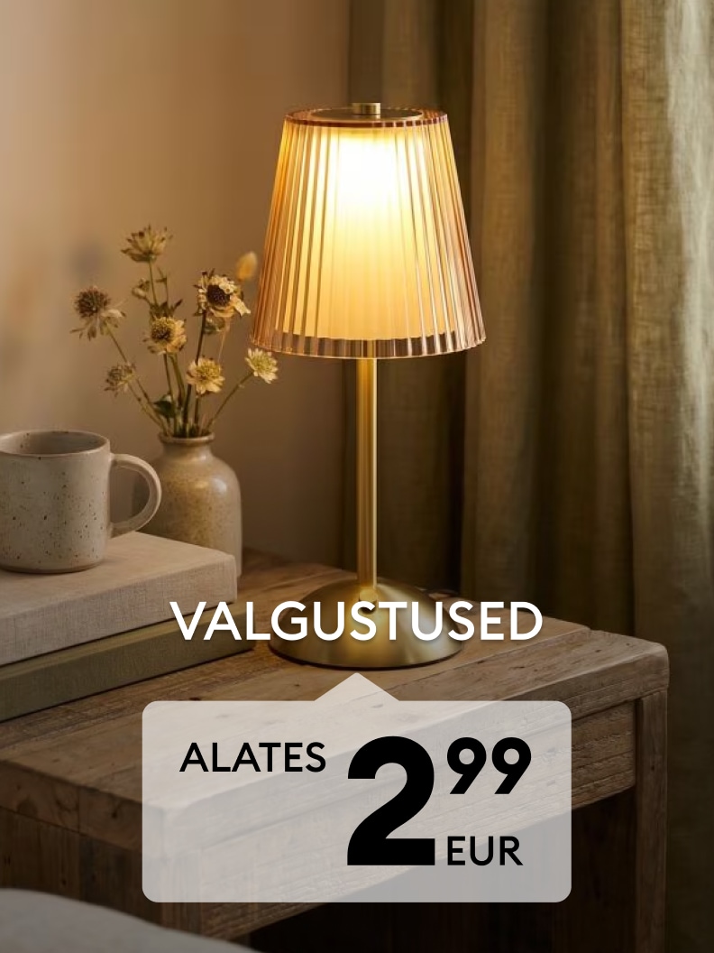 Soodsad valgustid koju alates 2,99 eurost, hubase atmosfääri loomiseks magamis- või elutoas