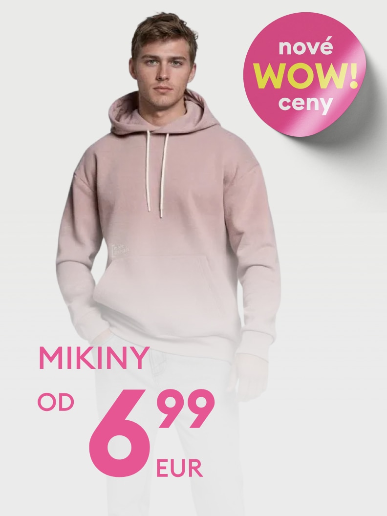 Mikiny v akcii za nové WOW ceny už od 6,99 EUR! Skvelá ponuka na pohodlné a štýlové oblečenie za dostupnú cenu.