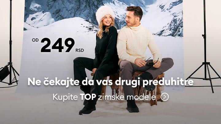 Krenite u zimsku avanturu uz tople jakne od 1199 RSD i modne dodatke od 249 RSD. Pripremite se za zimu uz praktične i udobne proizvode za celu porodicu. Pogledajte ponudu i uživajte u hladnim danima sa stilom.