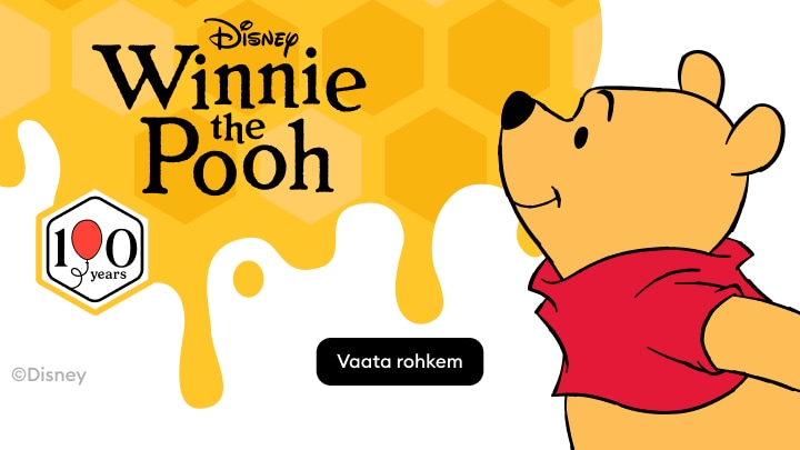 Disney Winnie the Puhhi 100. aastapäeva kollektsiooni reklaam lastele ja fännidele