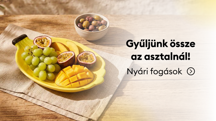 Nyári fogások inspirációja, közös asztali étkezésre és együttlétre ösztönözve.