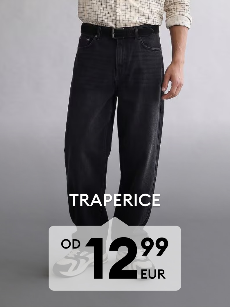 Muške traperice širokog kroja dostupne po promotivnoj cijeni od 12,99 EUR
