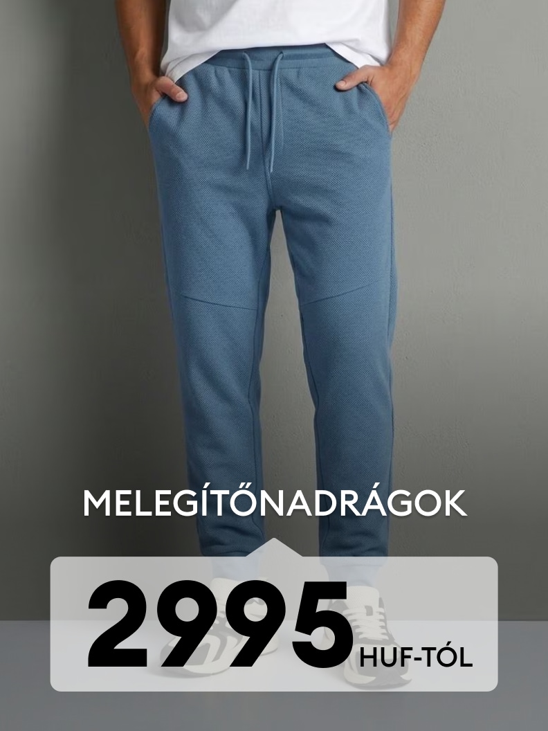 Kényelmes férfi melegítőnadrág hétköznapi és sportos viselethez.