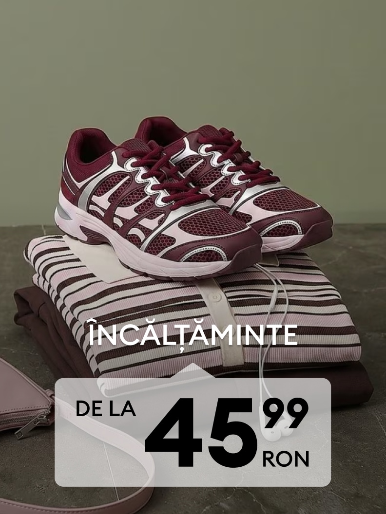 Promoție la încălțăminte sport, disponibilă de la 45,99 RON￼