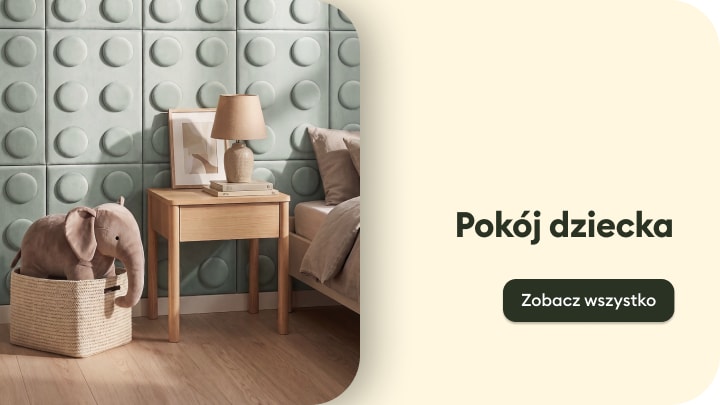 Inspiracje i wyposażenie do pokoju dziecka, obejmujące meble oraz dekoracje do aranżacji przyjaznej przestrzeni dla najmłodszych