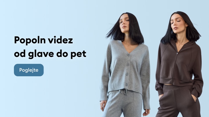 Ženski kompleti za udoben in usklajen videz od glave do pet za vsakodnevno nošenje.